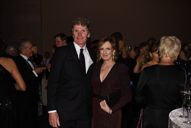 Co-Chairs Anne Sweeney and Phillip Miller attend the 2018 Princess Grace Awards Gala at Cipriani 25 Broadway in New York City.
