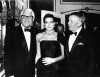 To Catch a Thief star Cary Grant poses for a photo with HSH Princess Stephanie and High Society star Frank Sinatra at Princess Grace Foundation Gala
