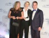 Simone Mets, Her Serene Highness Princess Charlene of Monaco and James Mets attend the 2018 Princess Grace Awards Gala at Cipriani 25 Broadway in New York City.